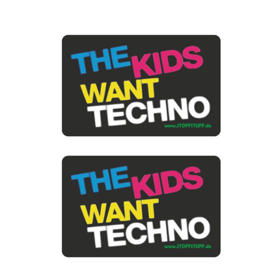 ziehkarte_TheKidsWantTechno_front_and_back